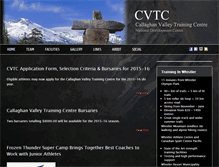 Tablet Screenshot of cvtc.ca