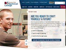 Tablet Screenshot of cvtc.edu